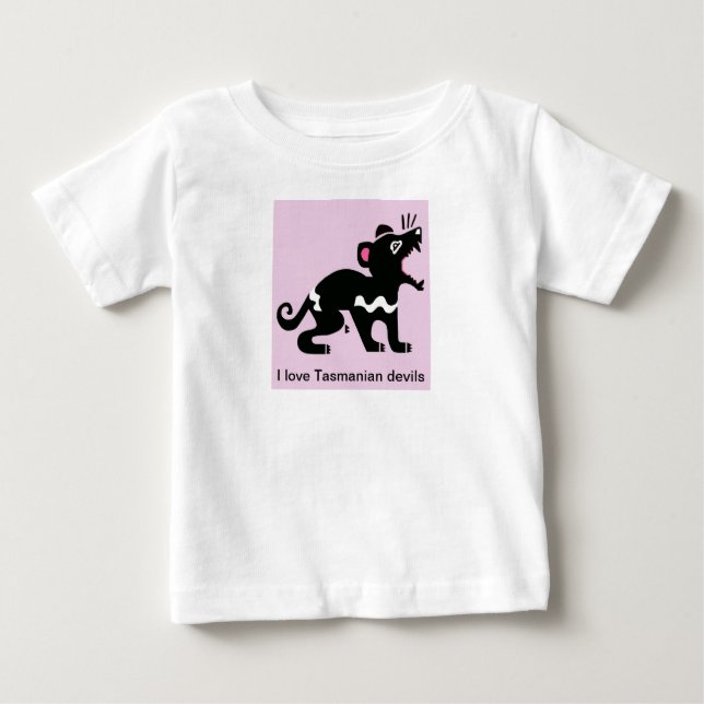I love Tasmanian devils - Australia -Animal lover Baby T-Shirt (Front)