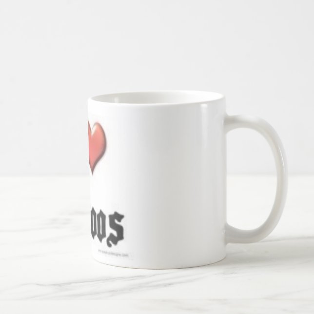 i love tattoos classic mug (Right)