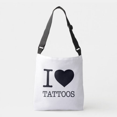 I LOVE TATTOOS CROSSBODY BAG