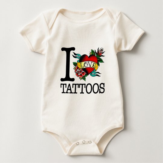 i love tattoos tattoo inked tat design baby bodysuit