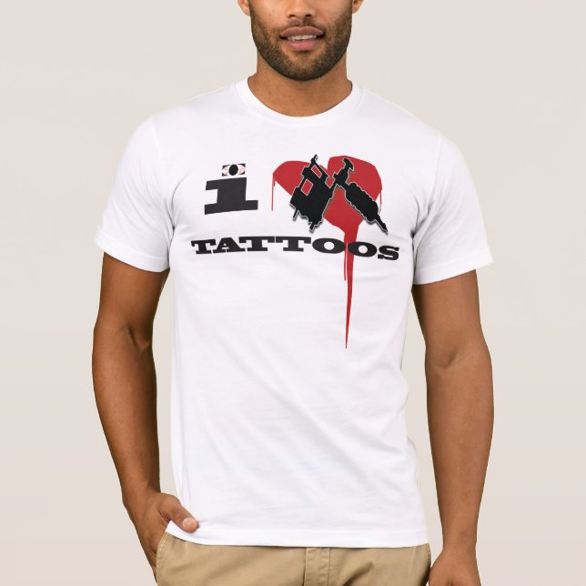 i LOVE TATTOOS TSHIRT (Front)