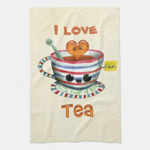 I love Tea Towel