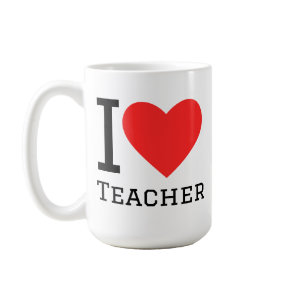 I love teacher coffee mug