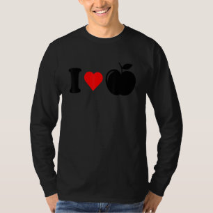 I Love Teacher Red Heart Valentines Day Teacher Ap T-Shirt