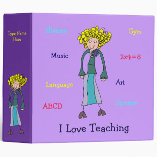 I Love Teaching Custom Avery Binder