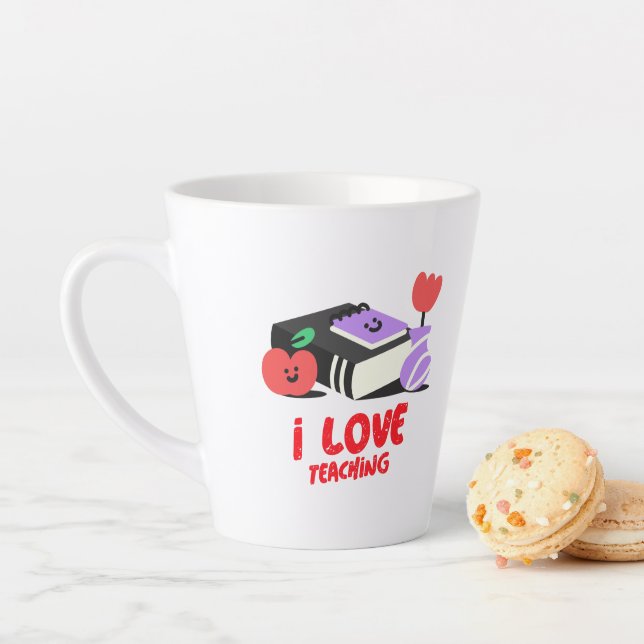 I Love Teaching Latte Mug (In Situ)