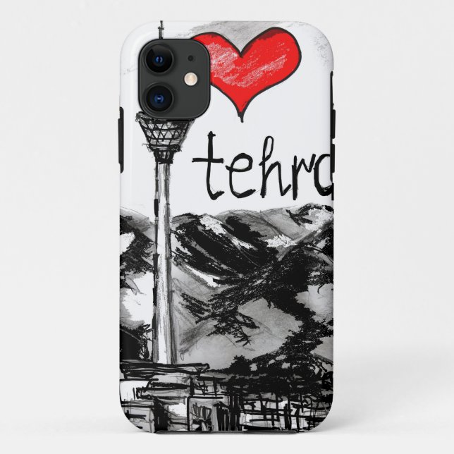 I love Tehran Case-Mate iPhone Case (Back)