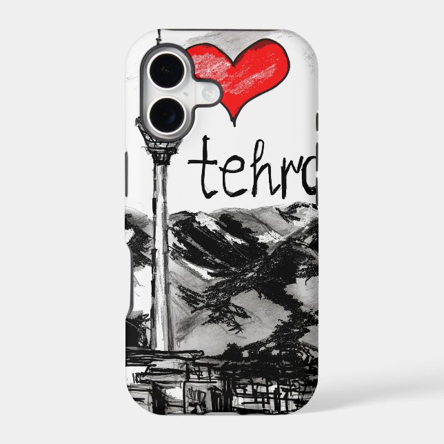I love Tehran Iphone Case (Back)