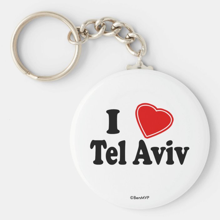 I Love Tel Aviv Key Chain