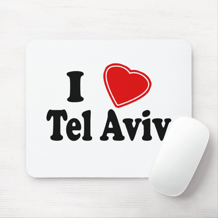 I Love Tel Aviv Mouse Pad