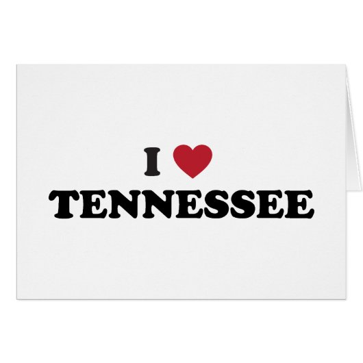 I Love Tennessee (Front Horizontal)