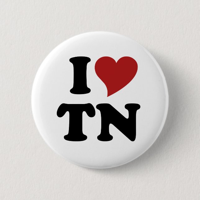 I Love Tennessee Button (Front)