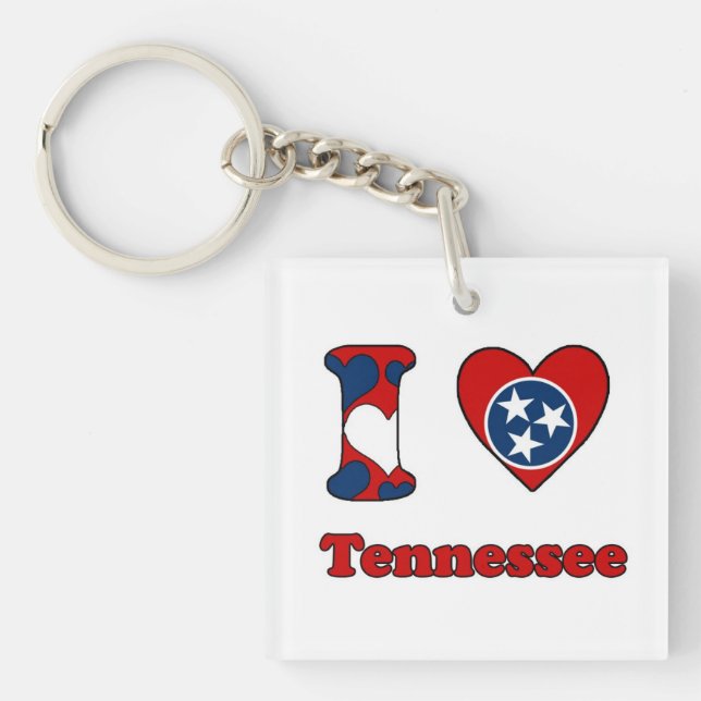 I love Tennessee Keychain (Front)