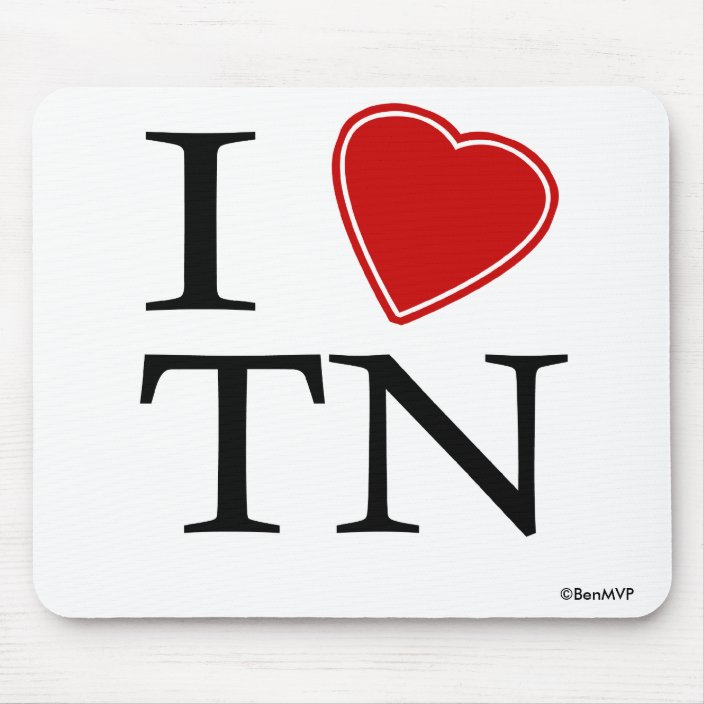 I Love Tennessee Mouse Pad