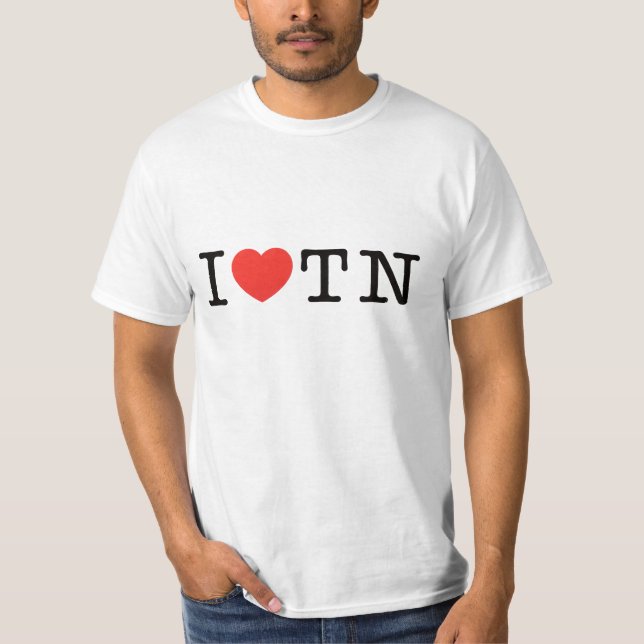 I LOVE Tennessee T-Shirt (Front)
