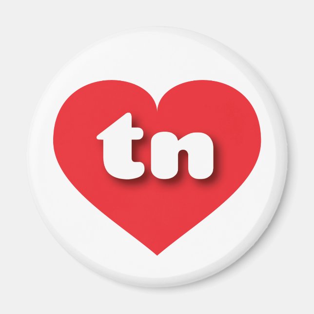 I love Tennessee - tn red heart Magnet (Front)