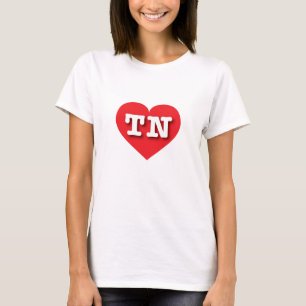 I love Tennessee - TN red heart T-Shirt