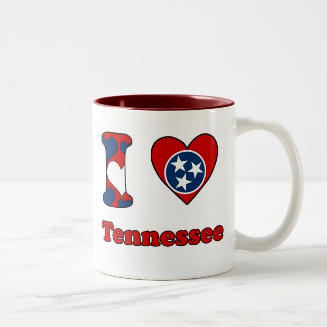 I love Tennessee Two-Tone Coffee Mug (Right)