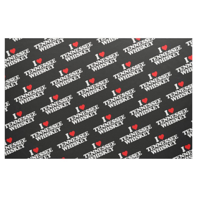 I LOVE TENNESSEE WHISKEY FABRIC (Fat Quarter)