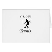 I Love Tennis (Front Horizontal)