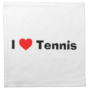 I love Tennis Cloth Napkin