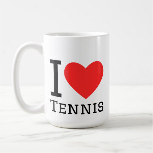 I love tennis coffee mug