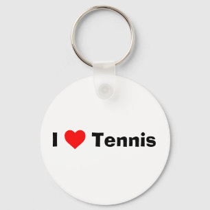 I love Tennis Keychain