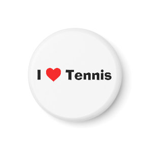 I love Tennis  Magnet