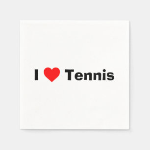 I love Tennis Napkins