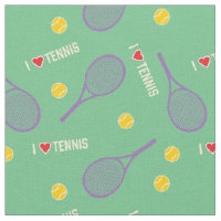 I love tennis on minty fabric