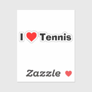 I love Tennis Sticker