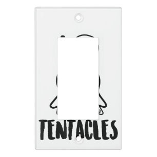 I Love Tentacles T-shirt Cute Octopus Tee Light Switch Cover