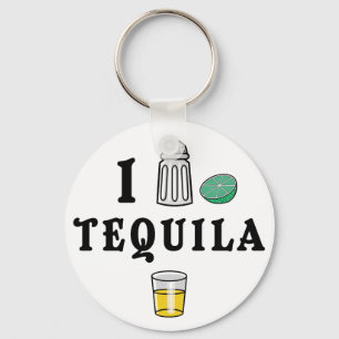 I Love Tequila Keychain