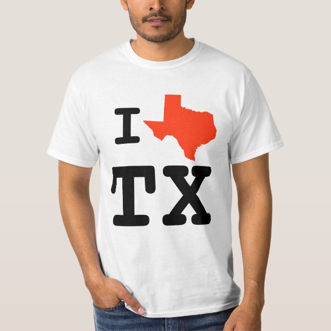 I love Texas Shirt (Front)