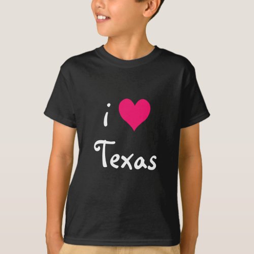 I Love Texas Shirt