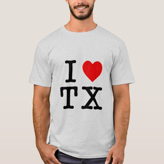 I Love Texas T-Shirt (Front)
