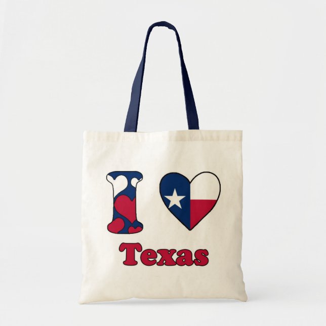 I love Texas Tote Bag (Front)