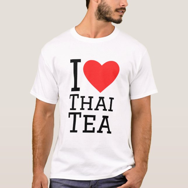 I love Thai tea T-Shirt (Front)