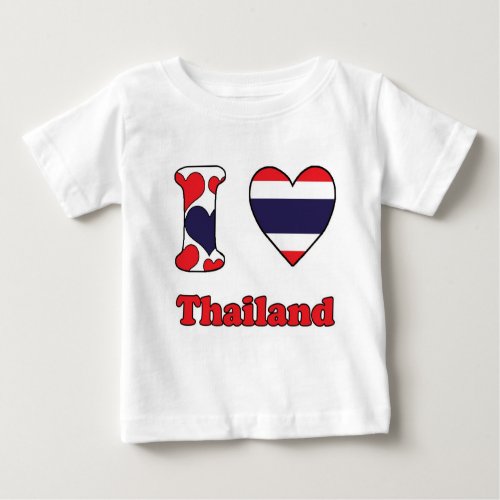 I love Thailand Baby T_Shirt