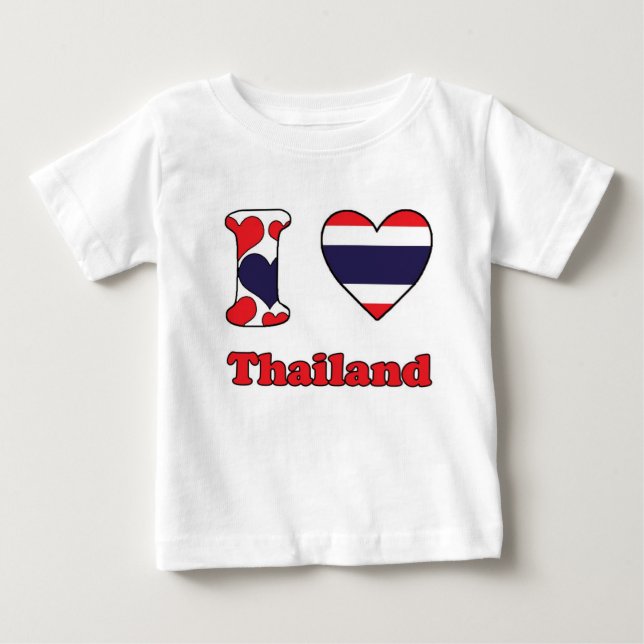 I love Thailand Baby T-Shirt (Front)