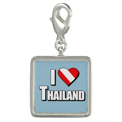 I Love Thailand Diving Charm