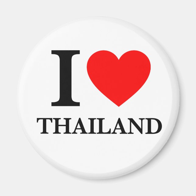 I Love Thailand Magnet (Front)