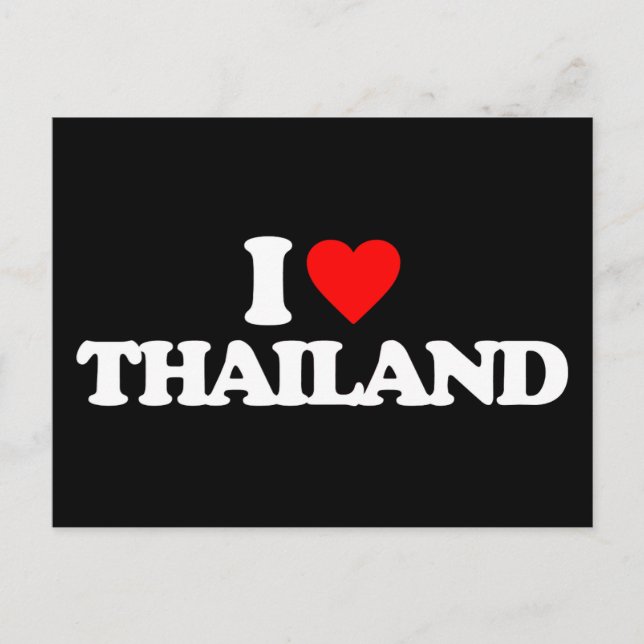 I LOVE THAILAND POSTCARD (Front)