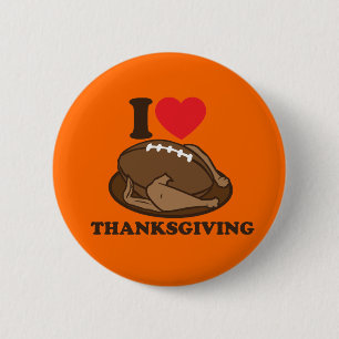 I love Thanksgiving Pinback Button