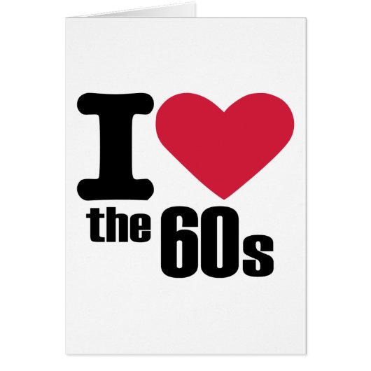 I love the 60's cards (Front)