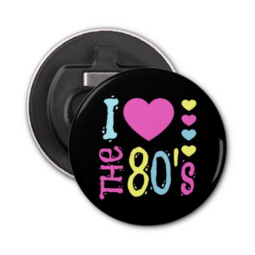 I Love the 80s Disco Costume Bottle Opener