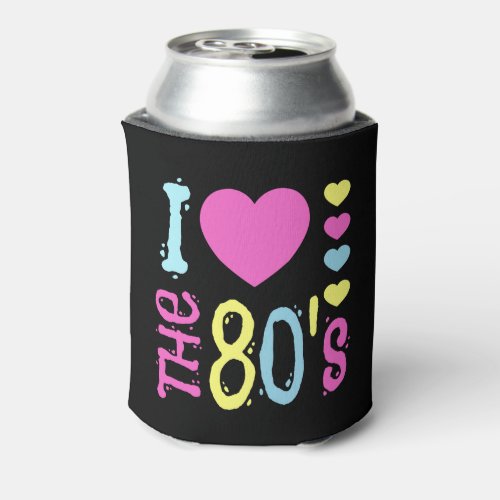 I Love the 80s Disco Costume Can Cooler