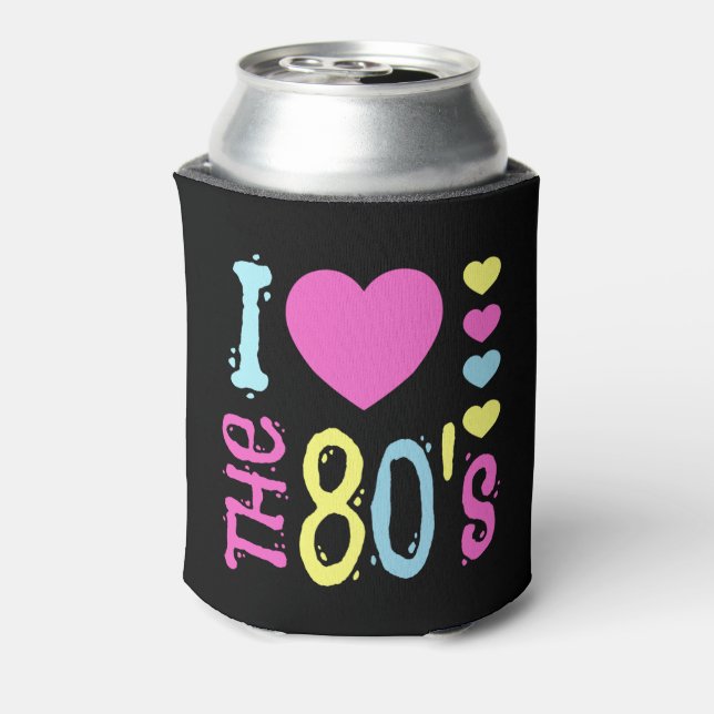 I Love the 80s Disco Costume Can Cooler (Can Back)