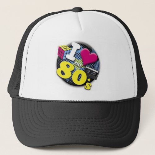 I love the 80s trucker hat