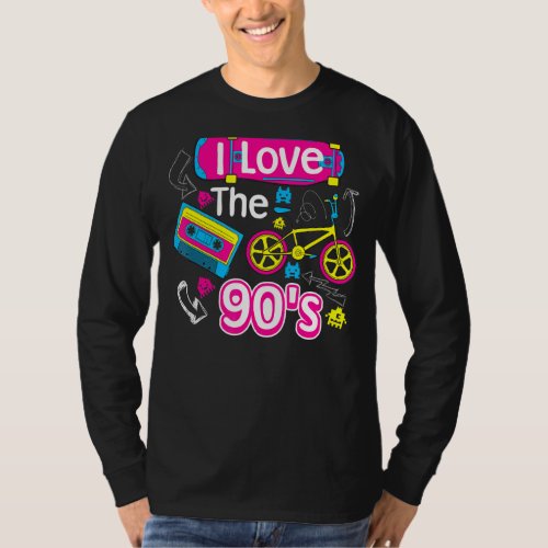 I Love The 90s Cute Fancy Millennials T_Shirt